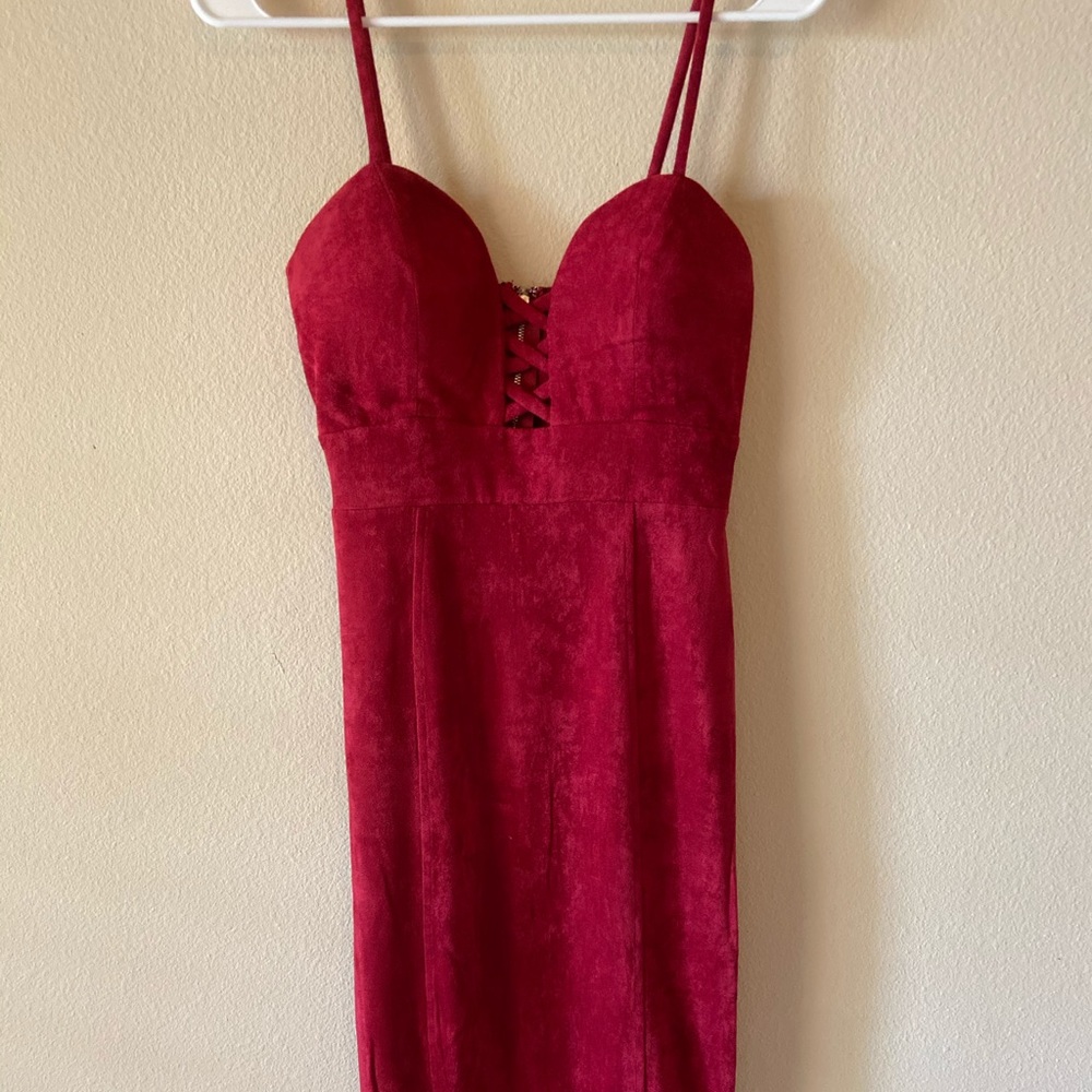 Red dress